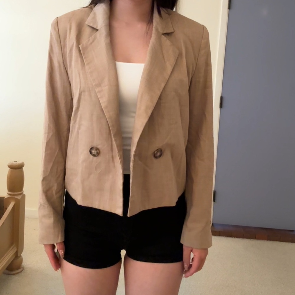 Express Women's Beige Blazer